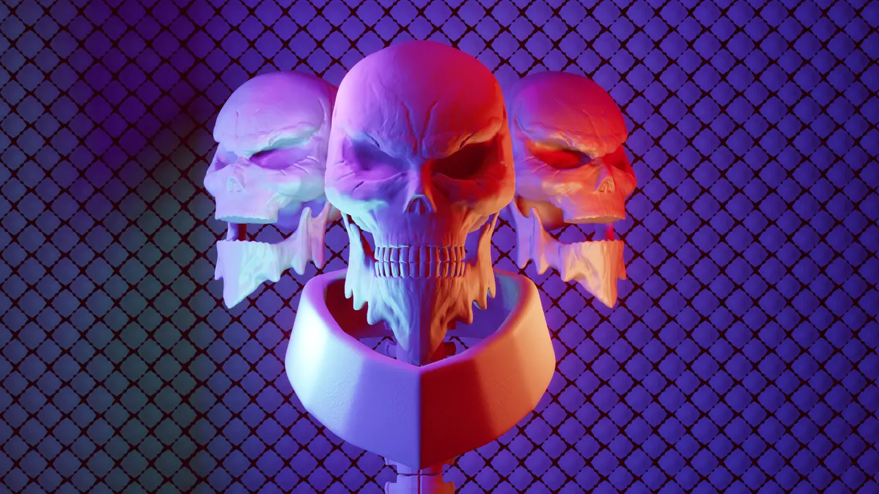 Over lord sculpture — modelo 3D