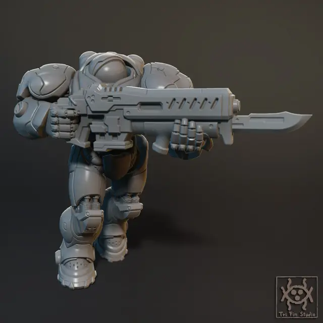 Starcraft Marines — modelo 3D