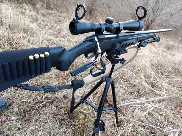 Rifle Rest / Cradle for Tripod - Hunting — modelo 3D