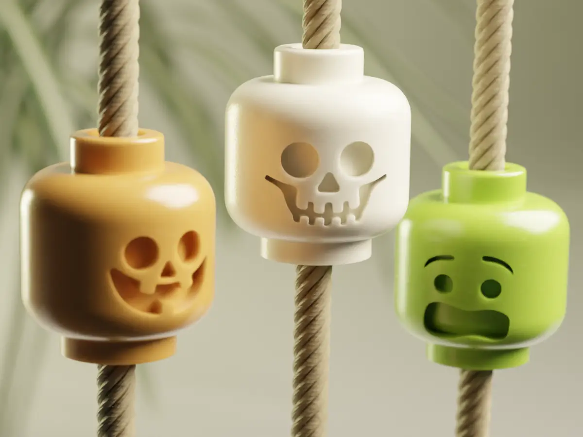 Brick Head Beads — modelo 3D