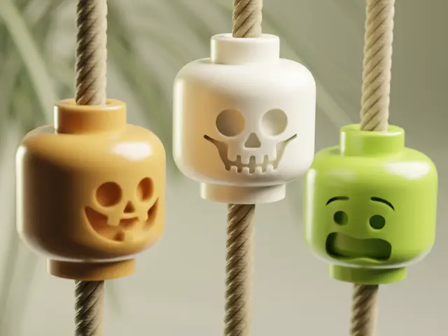 Brick Head Beads — modelo 3D