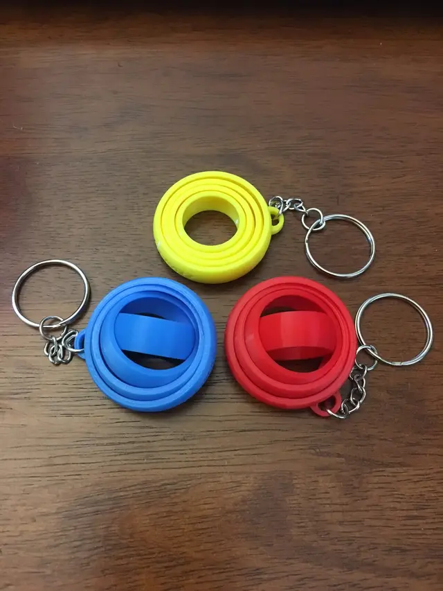 Simple Gyro Keychain — modelo 3D