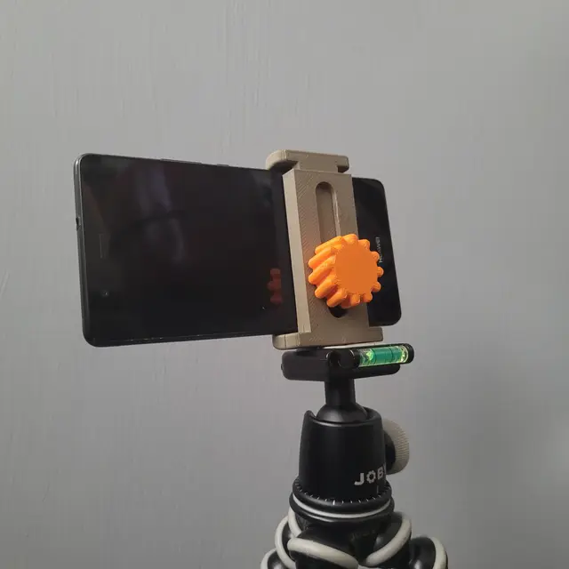 Phone holder for tripod — modelo 3D