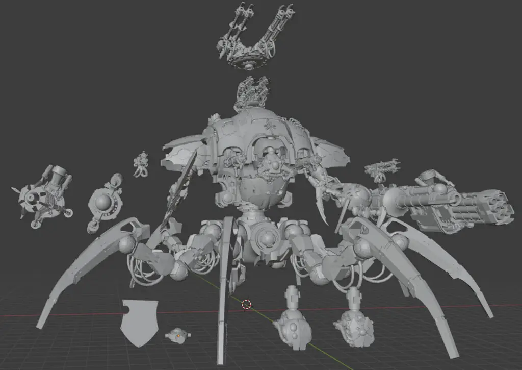 Canoptek Knight — modelo 3D