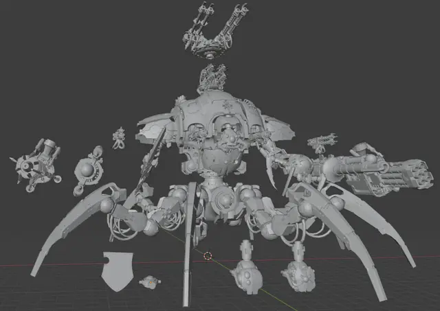 Canoptek Knight — modelo 3D