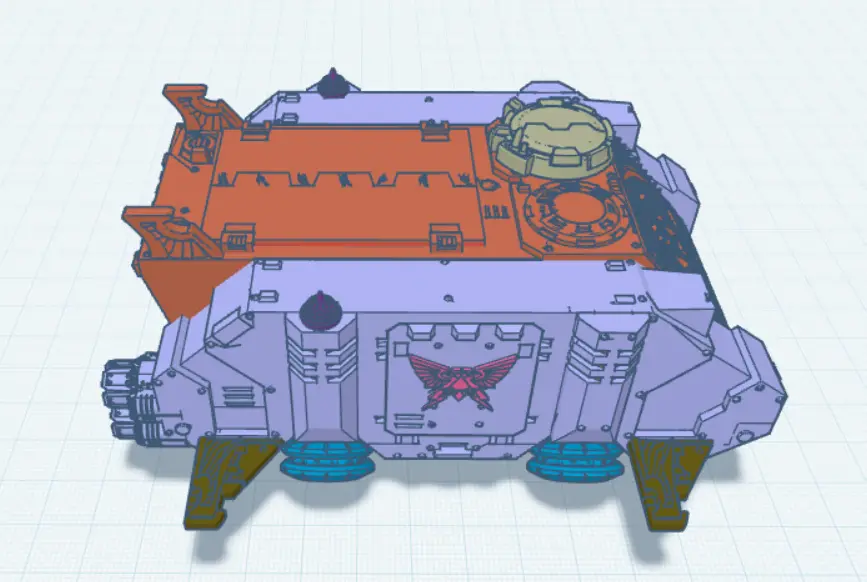 Sisters of Silence Anti-Grav Transport — modelo 3D