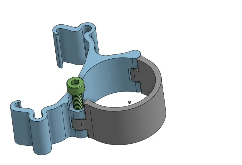 SKS Bluemels rear fender seattube clamp — modelo 3D