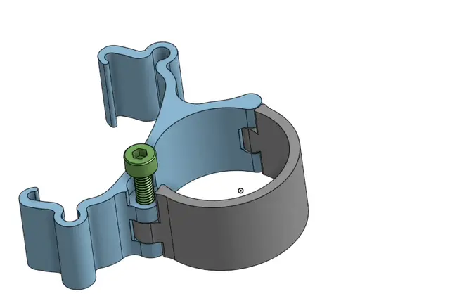 SKS Bluemels rear fender seattube clamp — modelo 3D