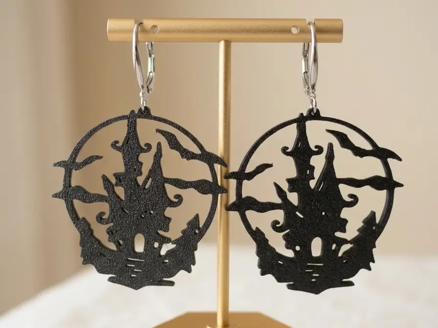 Boucles oreilles 720 — modelo 3D
