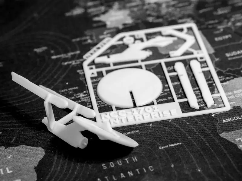 NCC-1701 Enterprise Kit Card — modelo 3D