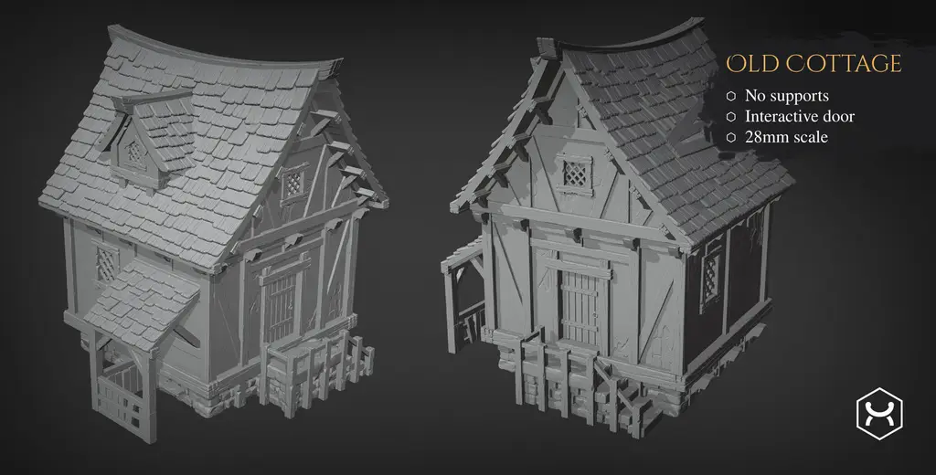 Old Cottage — modelo 3D