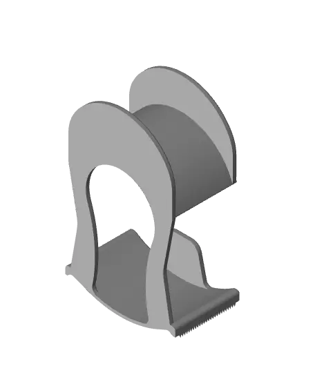 Blue Painter's Tape Dispenser wall mounted V4 — modelo 3D