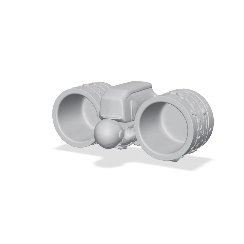 Cute Astronaut Double Planter — modelo 3D