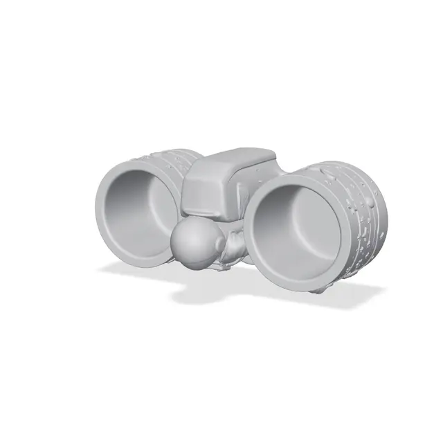 Cute Astronaut Double Planter — modelo 3D