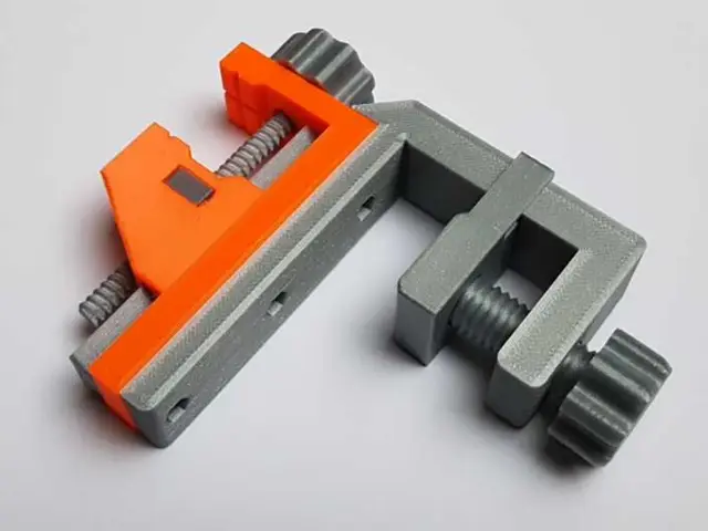 Table clamp for miniature vise 3.0 => 100% printed — modelo 3D