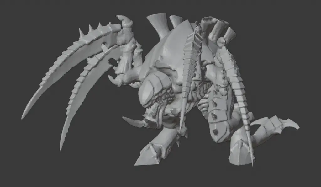 Epic Tyranid Carnifex — modelo 3D