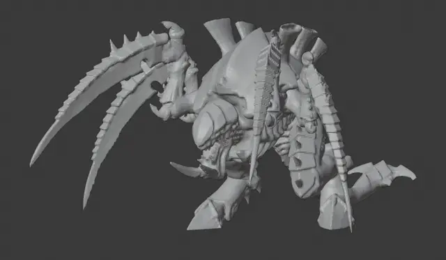 Epic Tyranid Carnifex — modelo 3D