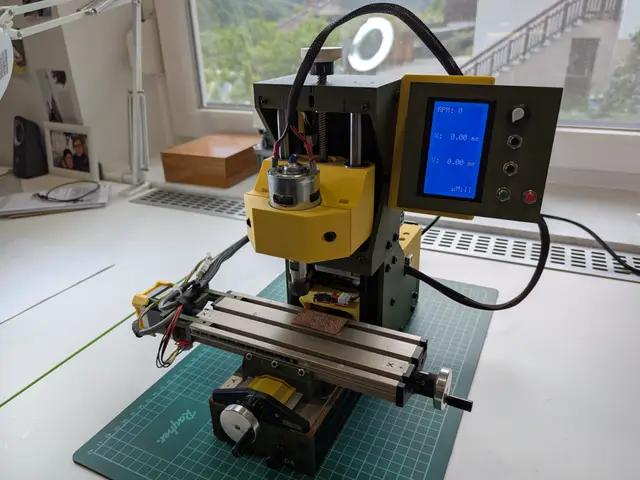 µMill – Manual Micro CNC Mill with Digital Readout — modelo 3D