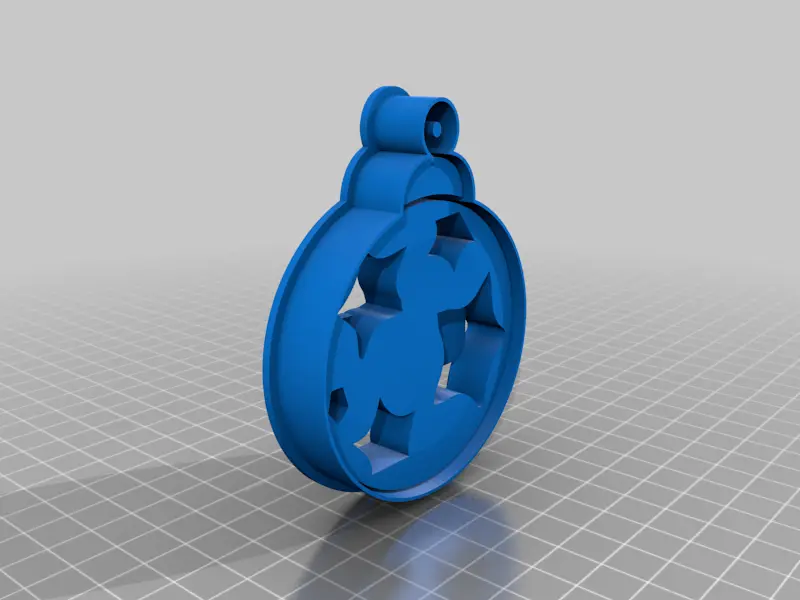 Christmas Ball Ornament Cookie Cutter — modelo 3D