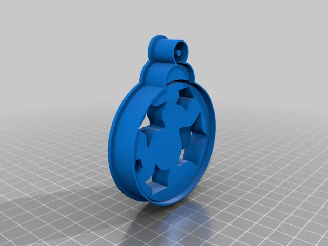 Christmas Ball Ornament Cookie Cutter — modelo 3D