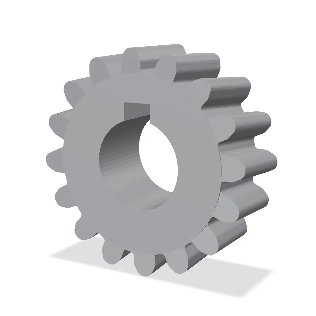 Worm wheel gear for globe sp5.stl — modelo 3D
