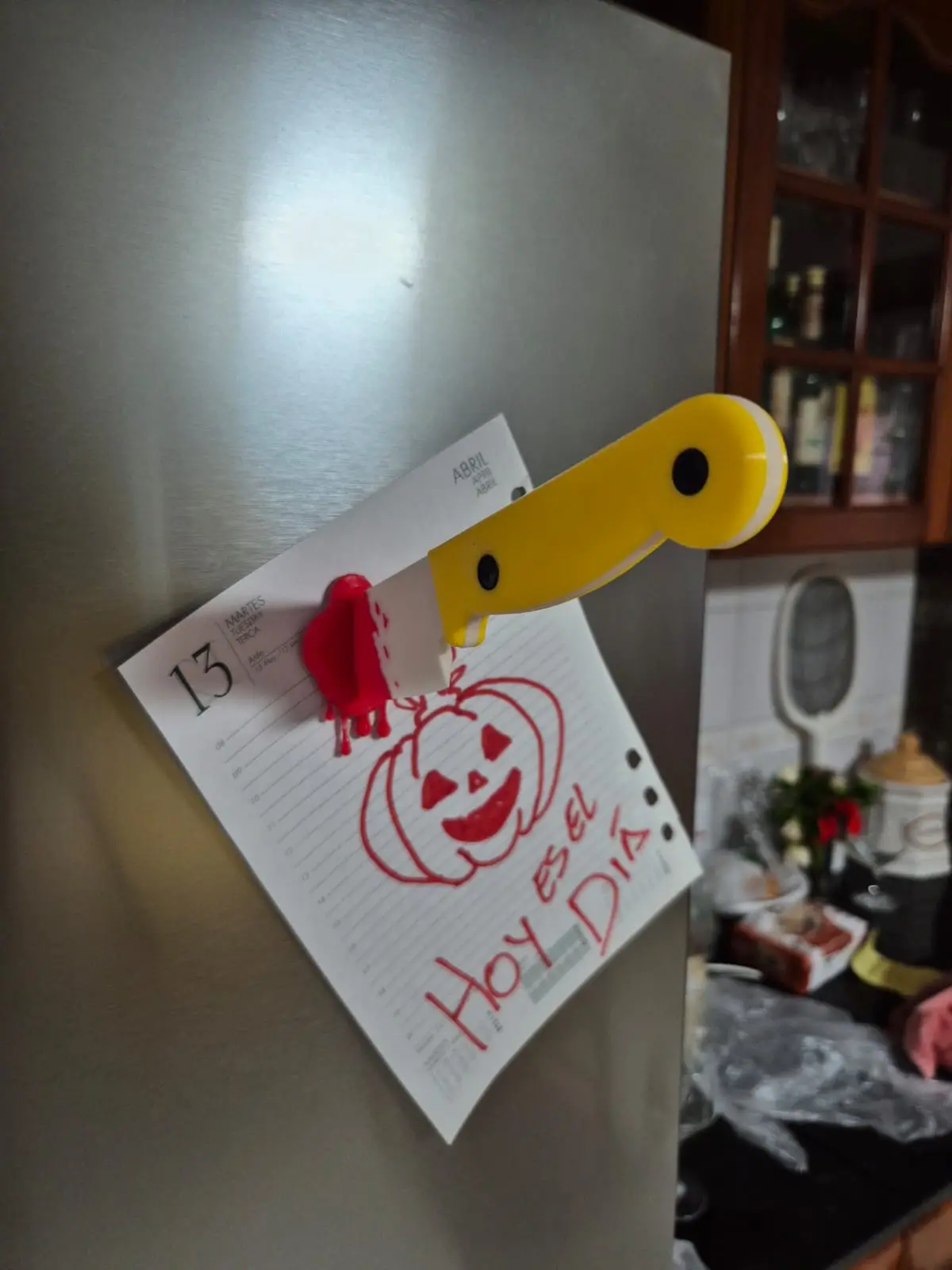 Cuchillo con iman - knife with a magnet — modelo 3D