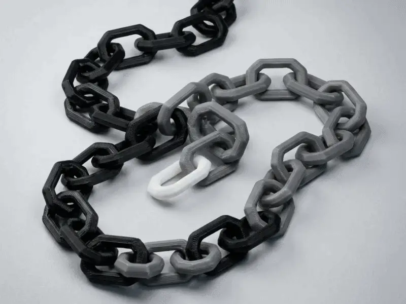 Chain - Modular Links – Print-in-place — modelo 3D