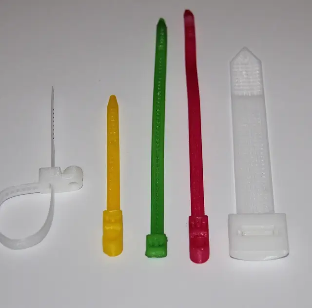 Customizable Cable Tie — modelo 3D