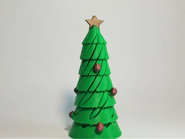 Spiral Pass Through Christmas Tree — modelo 3D