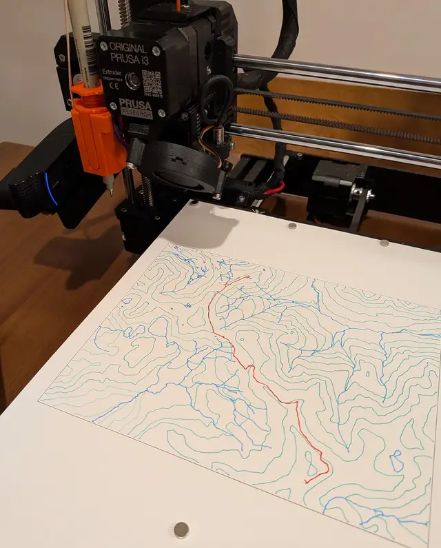 low friction e-block for pen plotter mk3s — modelo 3D