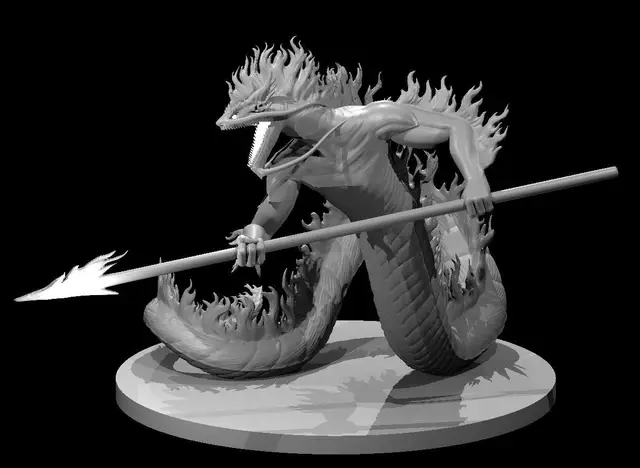 Salamander — modelo 3D