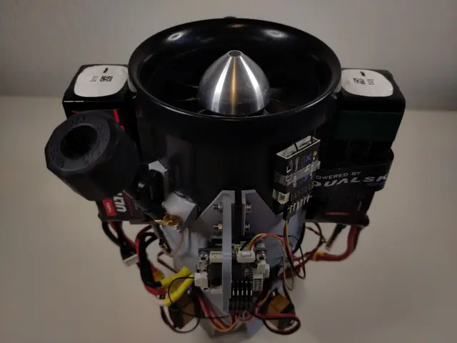 Ducted fan thrust vectoring drone — modelo 3D