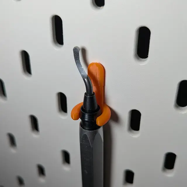Ikea Skadis Deburring Tool holder — modelo 3D