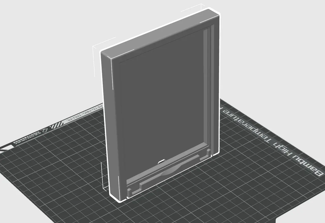 Bambu Lab Litophane Frame without Logo — modelo 3D