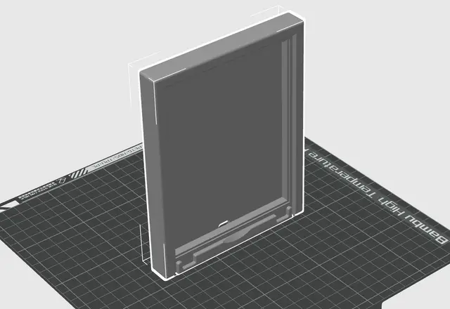 Bambu Lab Litophane Frame without Logo — modelo 3D