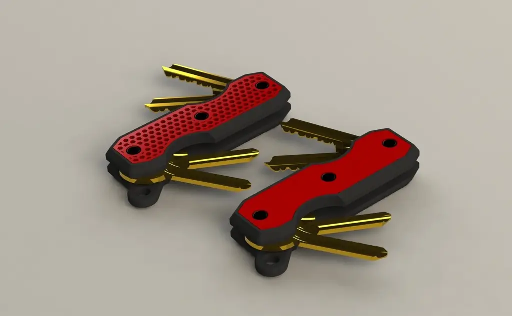 Customizable Key Holder — modelo 3D