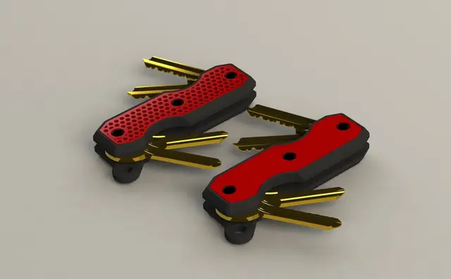 Customizable Key Holder — modelo 3D