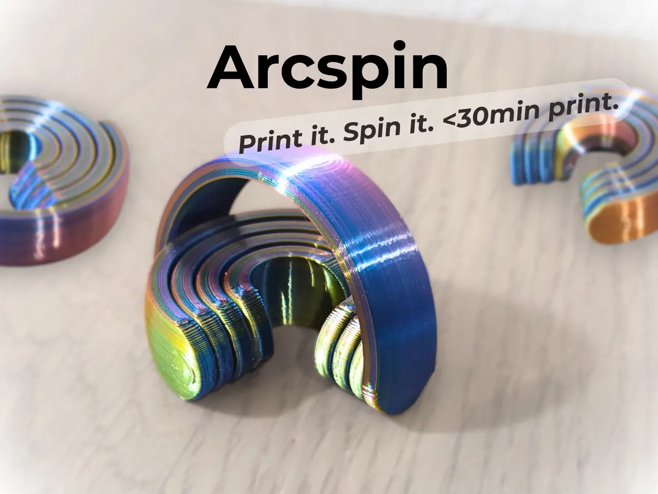 Arcspin - Print it. Spin it. — modelo 3D
