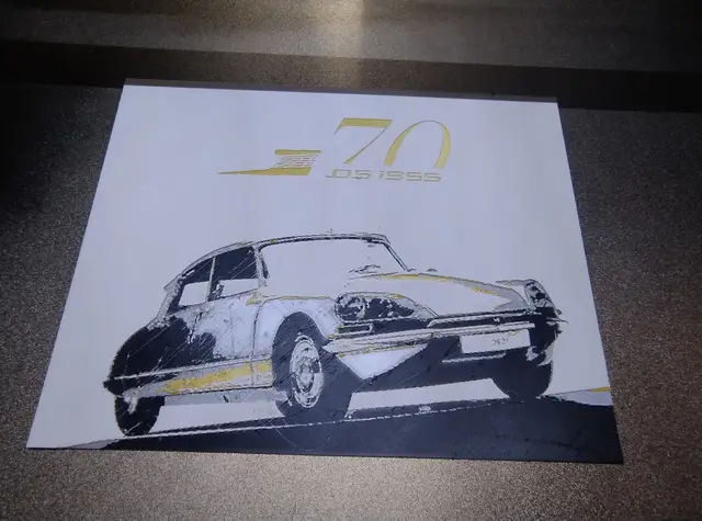 Citroen DS Hueforge compatible — modelo 3D