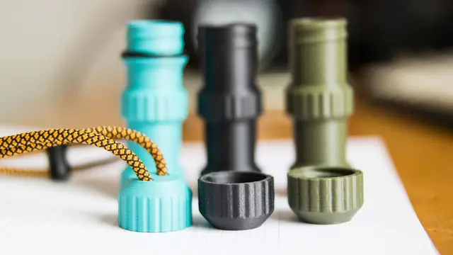 EDC Container Box Capsule + O Ring — modelo 3D
