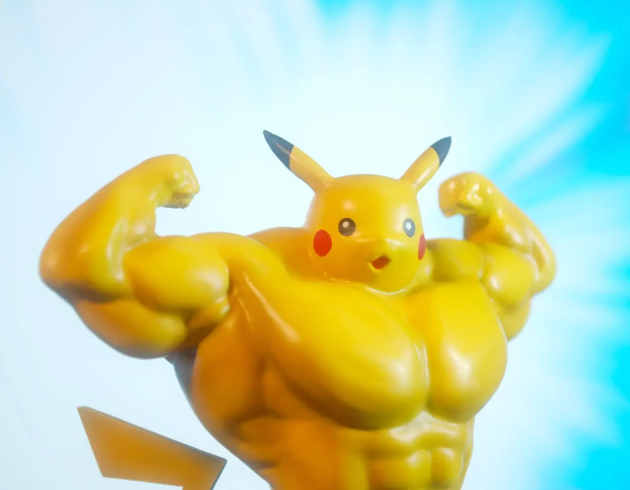 Ultra swole Pikachu — modelo 3D