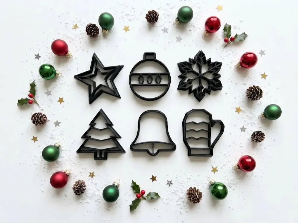 Winter Cookie Magic – 6 Christmas Cookie Cutters — modelo 3D