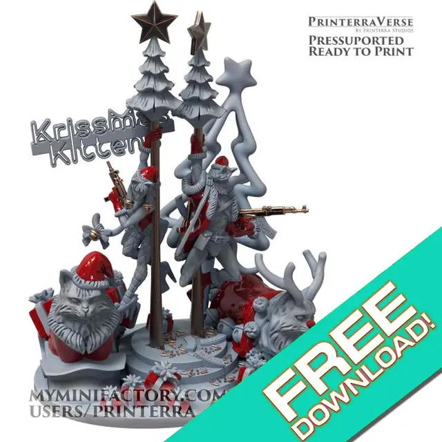 FREE MODEL Krissmas 2021 — modelo 3D