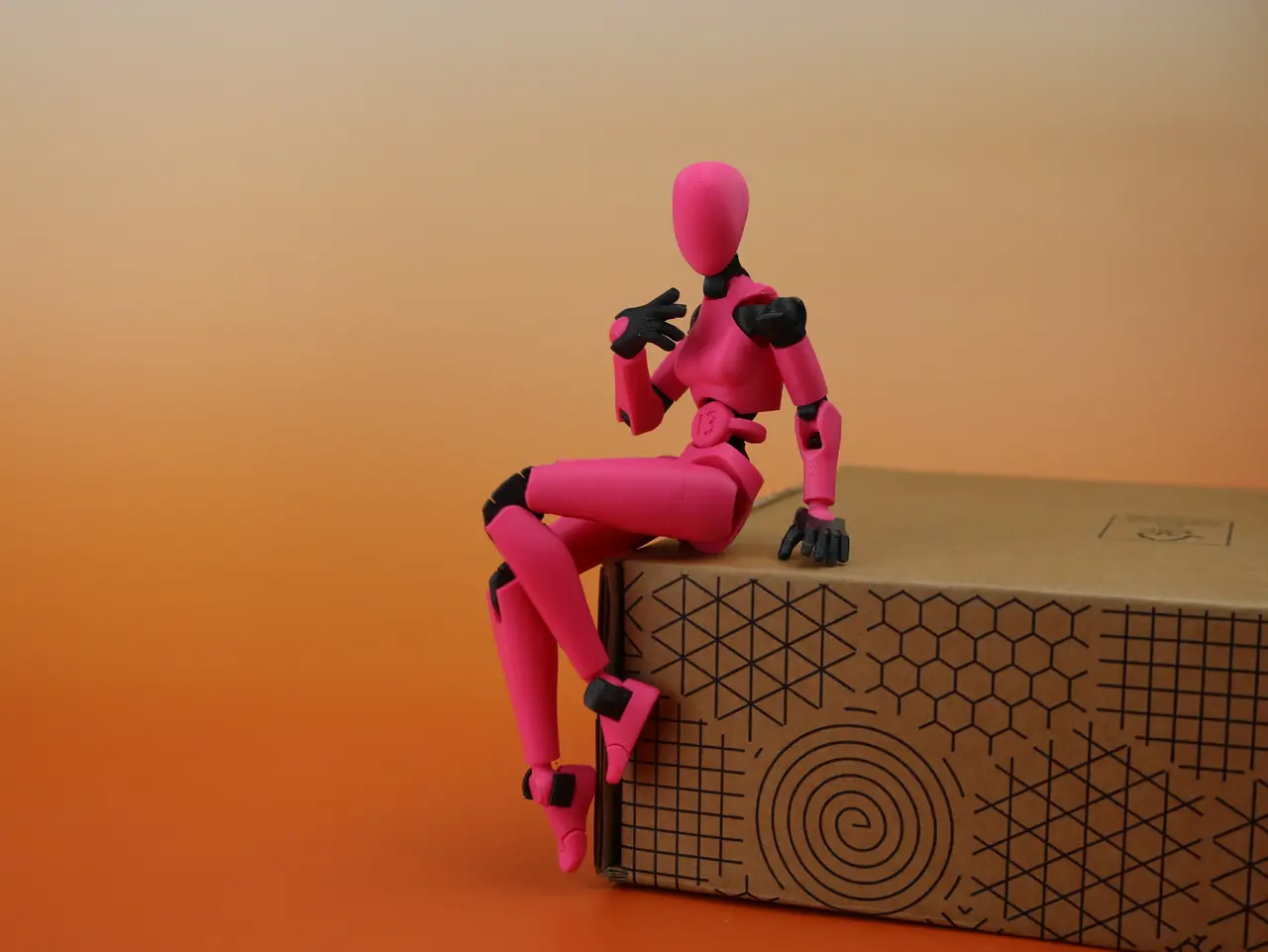 CARBON 13 Printable Jointed Figure - Type F - Beta files — modelo 3D