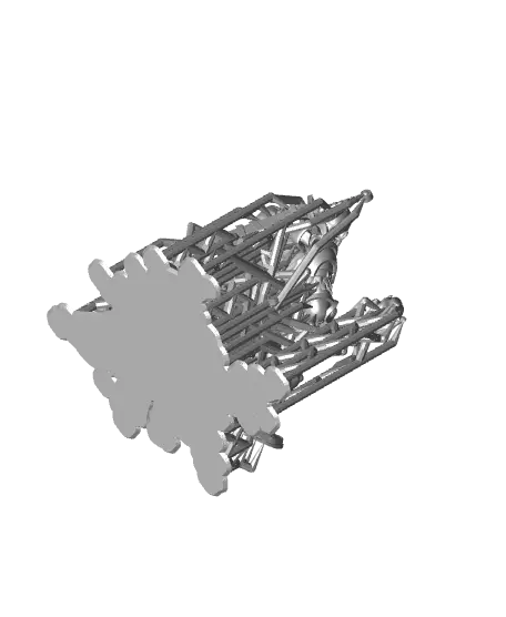 Human Male Paladin Mace - With Free Dragon - 5e DnD Inspired for RPG and Wargamers — modelo 3D