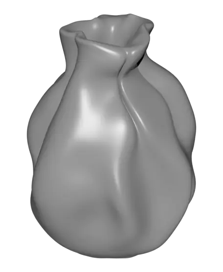 Evergreen Vase for Christmas Decor — modelo 3D