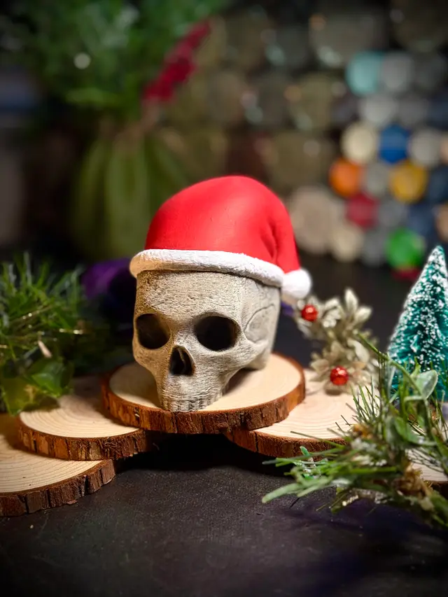 Santa Skull — modelo 3D
