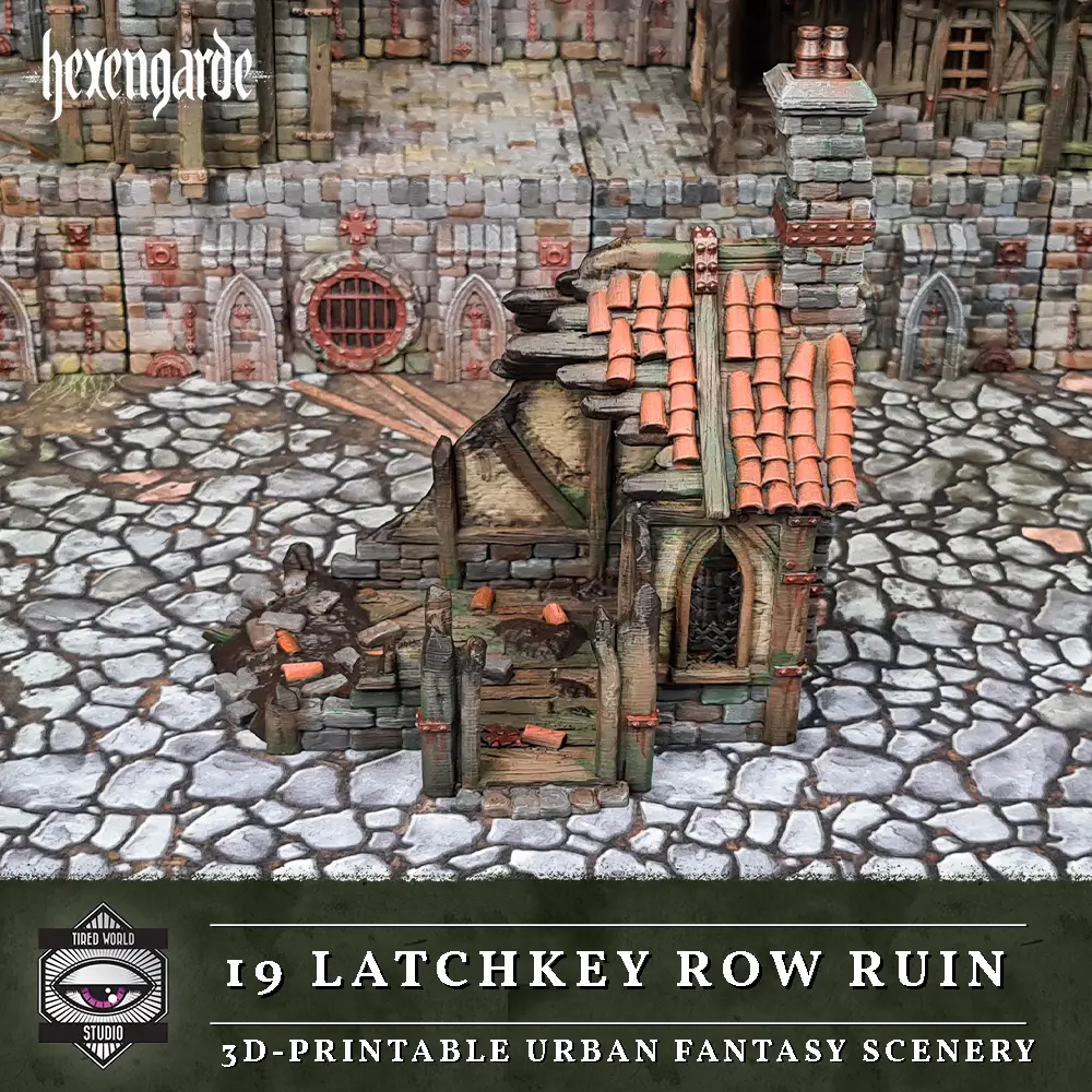 19 Latchkey Row Ruin — modelo 3D