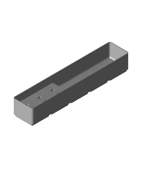 Gridfinity 1x5 Cable and Charger Holder — modelo 3D