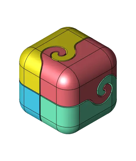 Puzzle Cube.step — modelo 3D